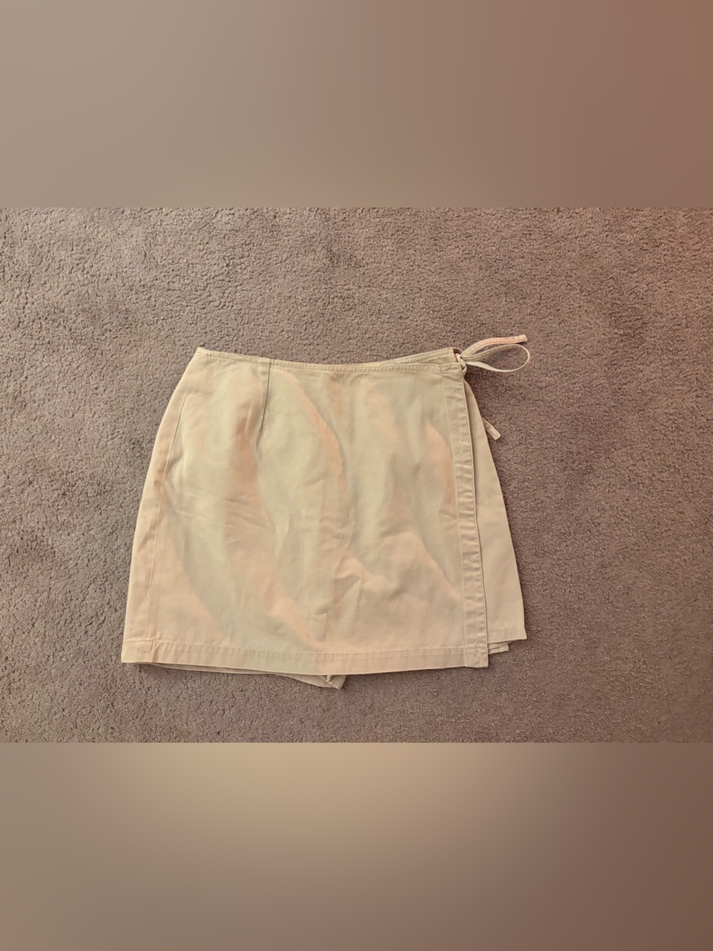 Classic Women's Wrap Skirt in Beige